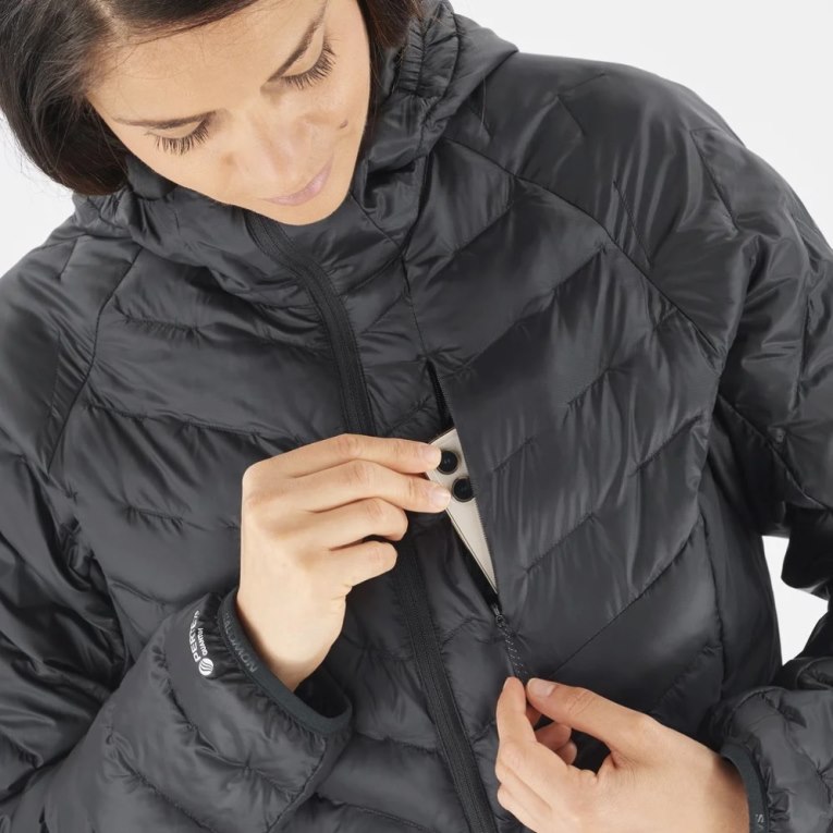 Chaquetas Aislantes Salomon Outline Primaloft Mujer Negros | MX OWEN524